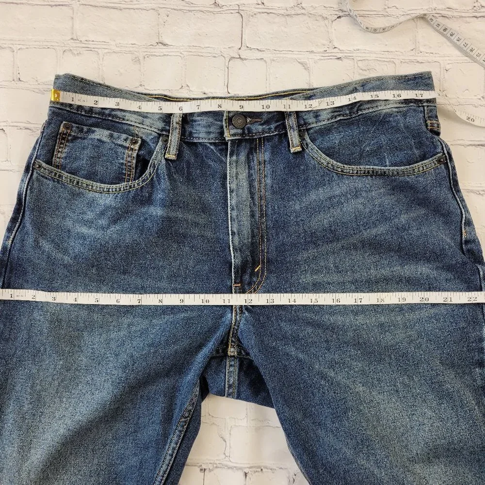✅ Levi's Men's 559 Relaxed Straight Jeans 100% cotton waist 36 inseam  30
